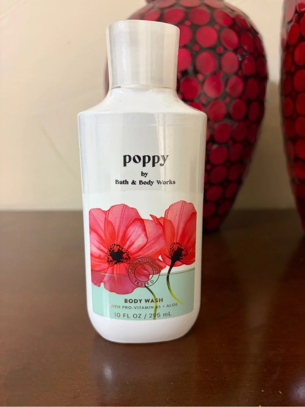 Bath & Body Works Poppy Full Size Trio - Body Wash, Body Lotion, 3 Wick Candle